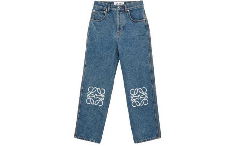 LOEWE LOEWE Anagram Cropped Jeans