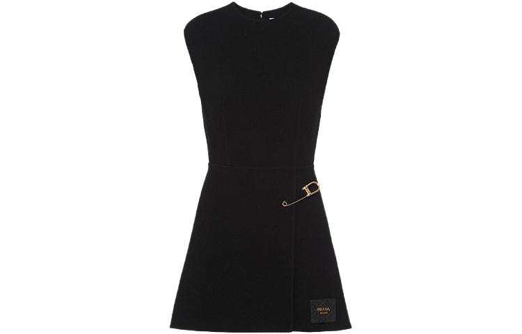 PRADA Prada safety pin-detail minidress
