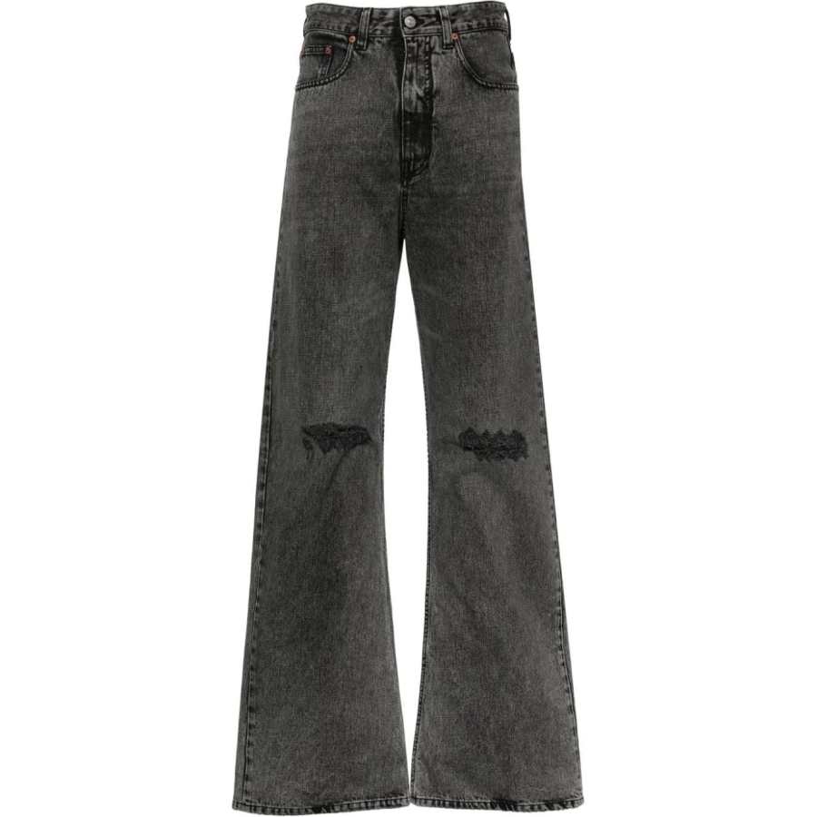 MM6 Maison Margiela Numbers patch Straight Jeans