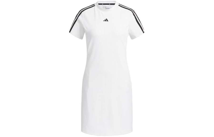 Adidas Adidas Short Sleeved Dress Women's White