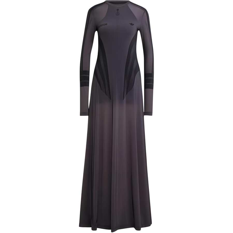 Adidas Adidas ATLANTA SUBLIMATION PRINT DRESS Long Sleeved Dress Women's Carbon Black