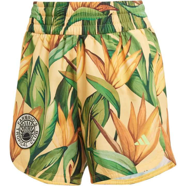 Adidas Adidas floral-print elastic-waist shorts