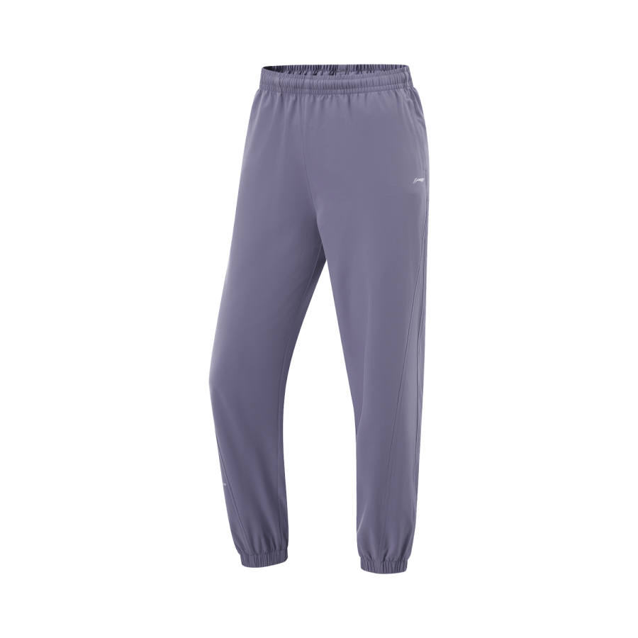 Li-Ning Li Ning Fitness Series Knitted Sweatpants Women's Crow Gray Purple