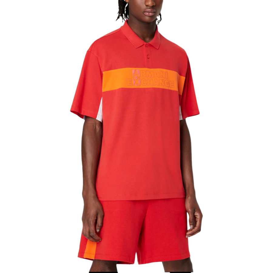 ARMANI EXCHANGE ARMANI EXCHANGEAE Polo Shirt Men's Red