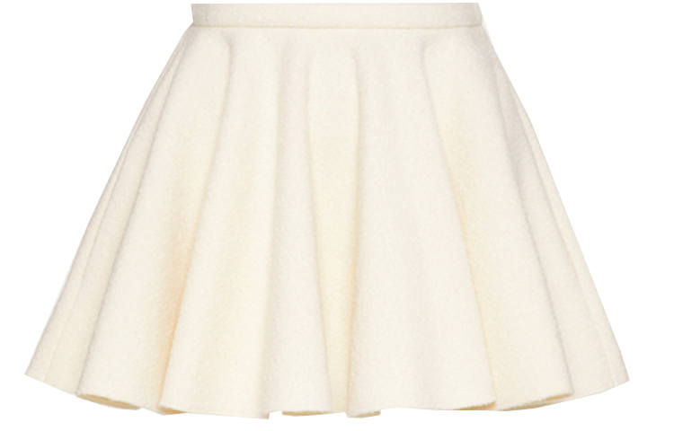 Valentino A line Skirt Women's Ecru