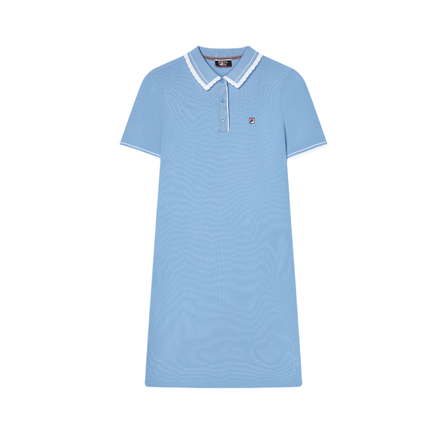 FILA Short Sleeved Dress Women's Tranquil Blue