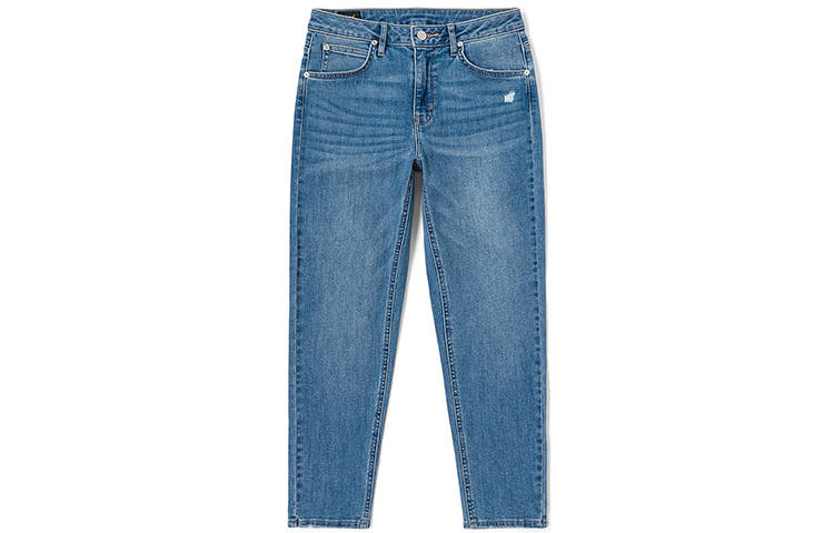 Lee Lee Jeans Women's Medium Light Blue Moderate Straight Fit Pants