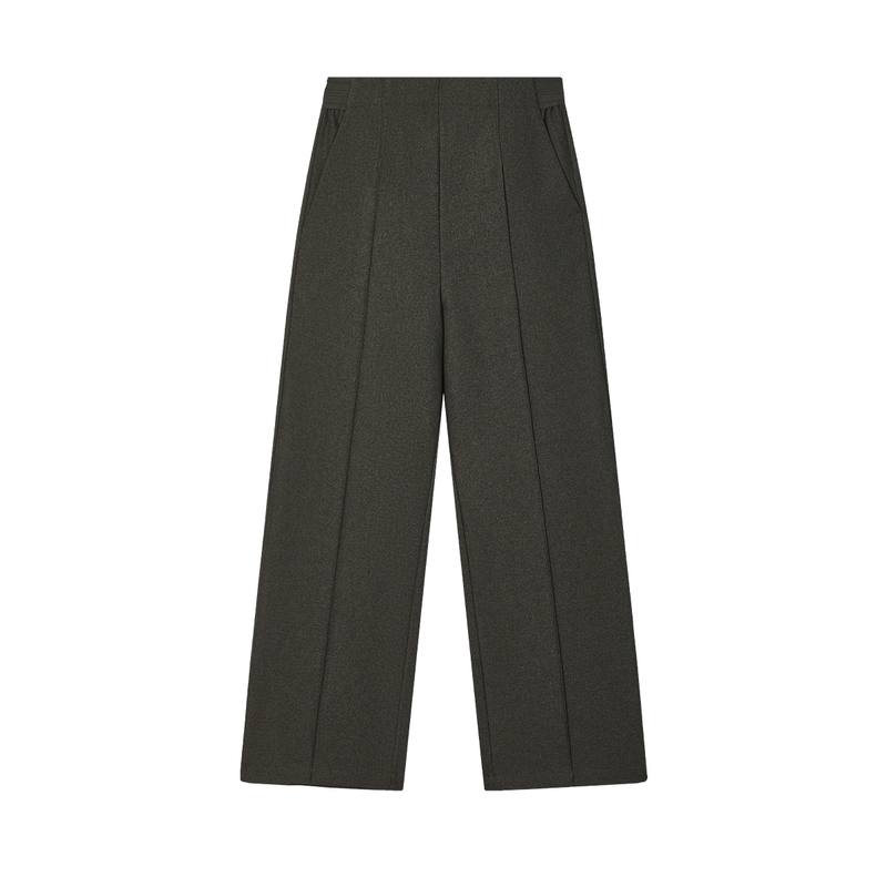 FILA Knitted Sweatpants Women's Warm Carbon Gray