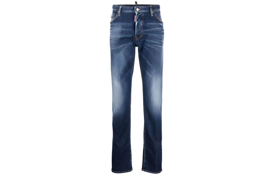 DSQUARED 2 Dsquared2 Distressed Straight Leg Jeans