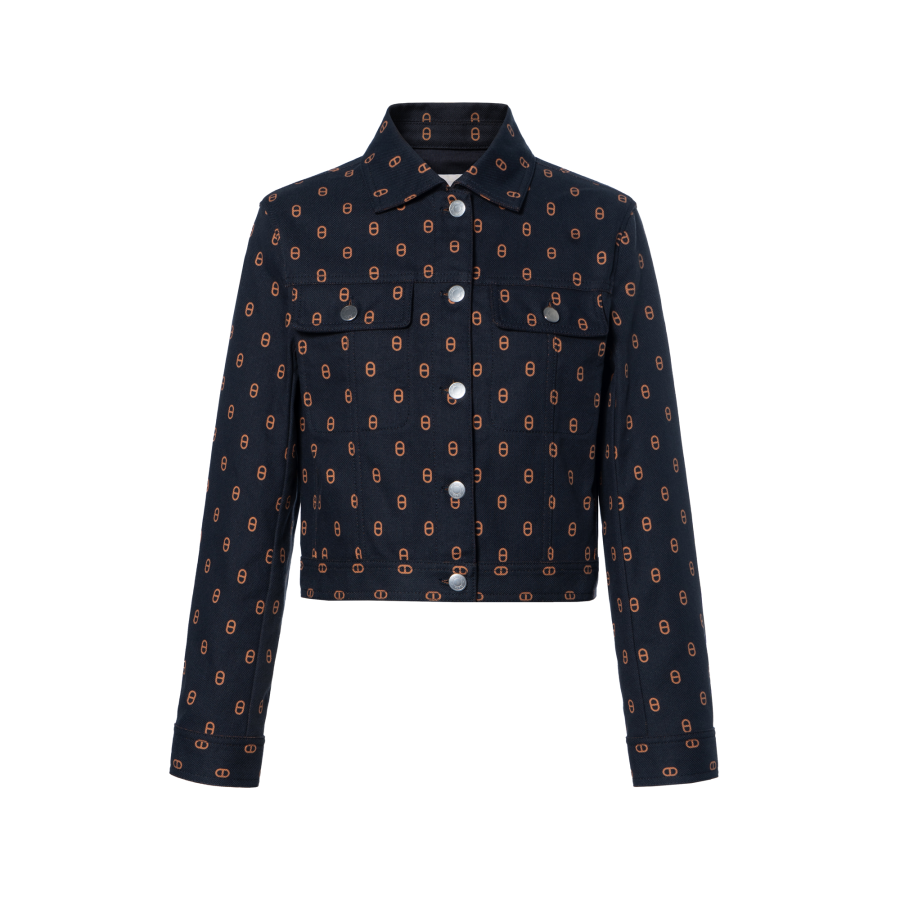 HERMES HERMES Denim Jacket Women's Blue