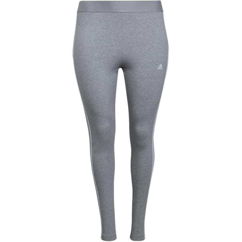 Adidas Adidas Essential 3 Stripes Leggings Women's Medium Gray