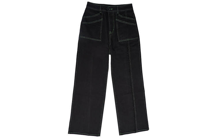 DCSHOES Jeans Women's Black Moderate Straight Fit Pants