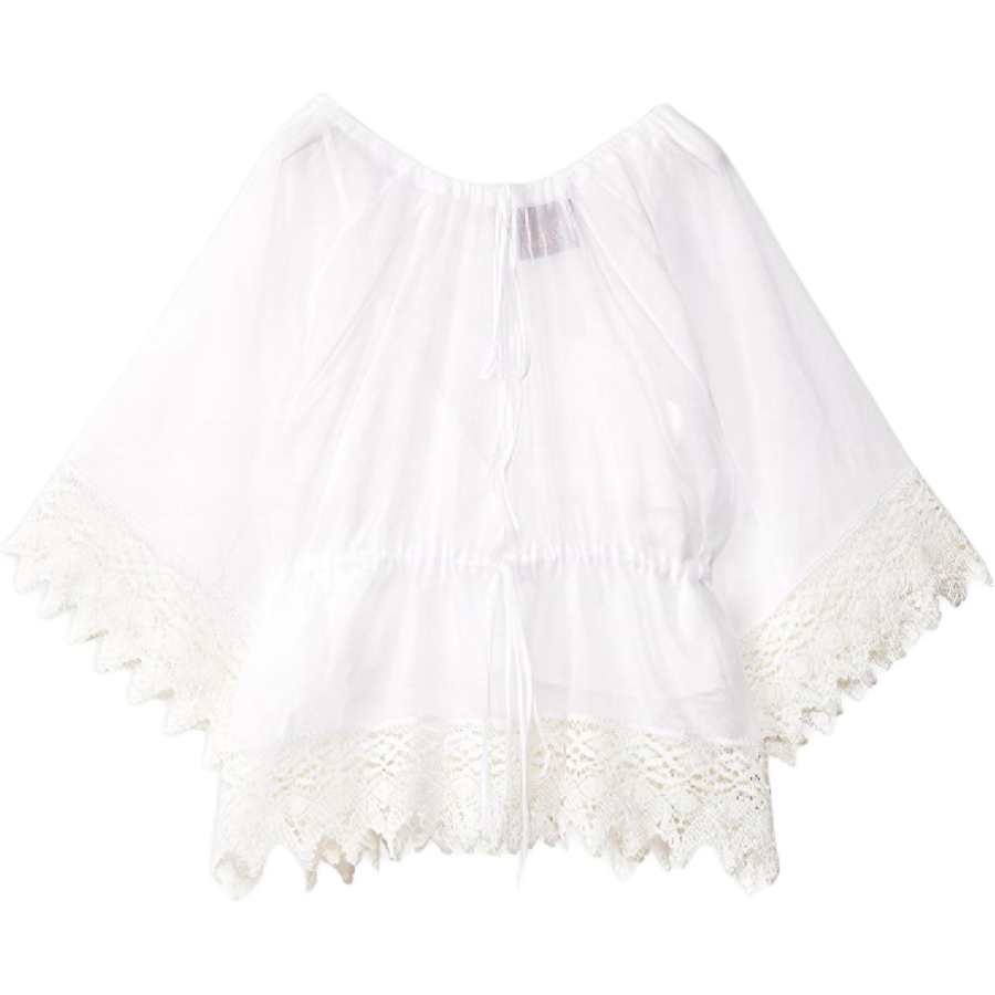 LOEWE Shirts Women's White V Neck Moderate Other