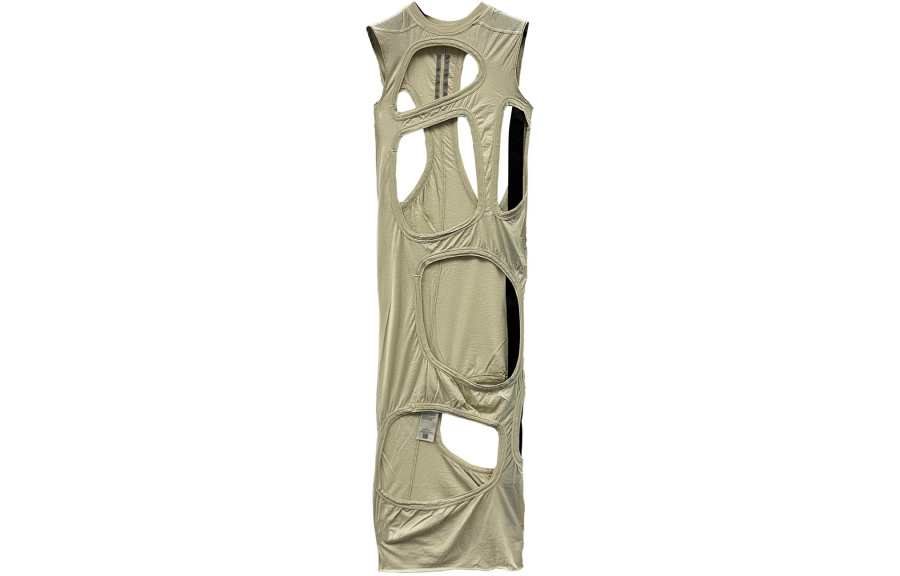 Rick Owens DRKSHDW Sleeveless Dress Women's Ecru