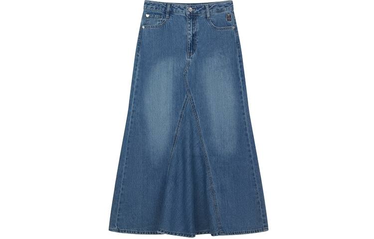 Teenie Weenie Denim Long Skirt Women's Medium Blue