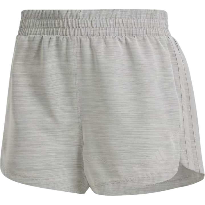 Adidas Adidas Women's Pacer 3 Stripes WovenRise Shorts Mgh Solid Grey/Mgh Solid Grey