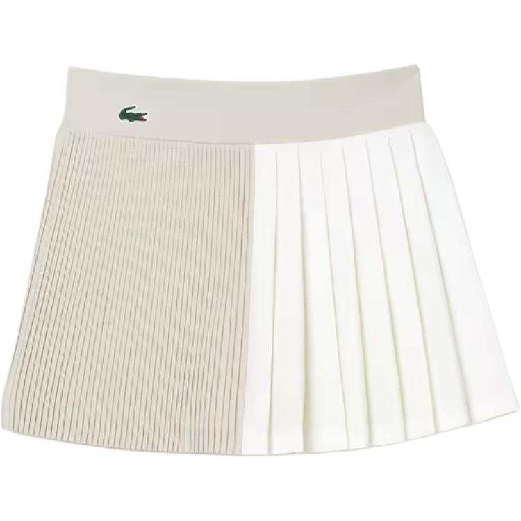 LACOSTE Casual Short Skirts Women's Gray/White