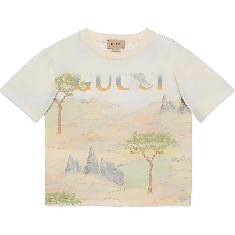 GUCCI Kids T Shirts Crew Neck Moderate