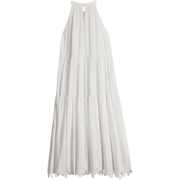 ELLE Sleeveless Dress Women's White