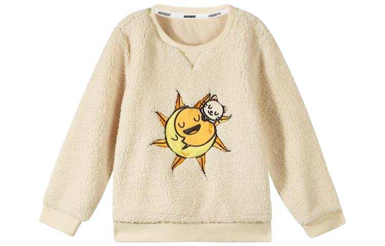 Skechers Kids Sweatshirts Crew Neck Thickened
