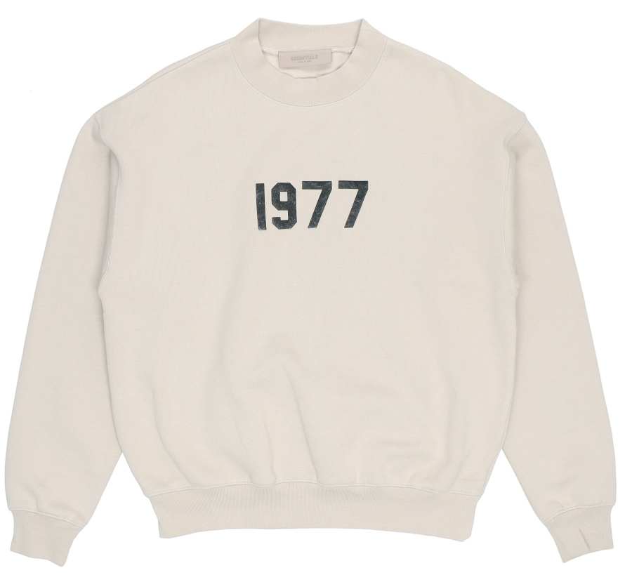 Fear Of God Essentials 1977 Series SS22 Kids Crew Neck Sweatshirt Wheat Sweatshirt Kids' Wheat
