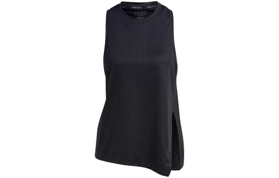 Adidas Adidas Sleeveless Sports Shirts Women's Black Halter Neck