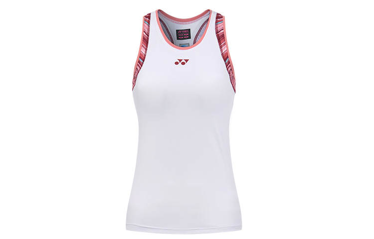 YONEX Sleeveless Sports Shirts Women's White Red 114 Other