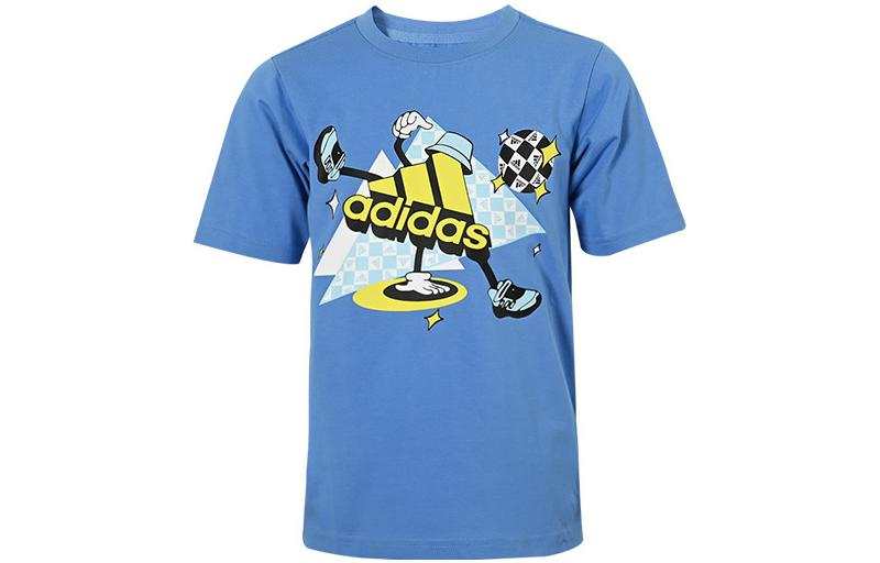 Adidas Adidas Kids T Shirts Crew Neck Moderate