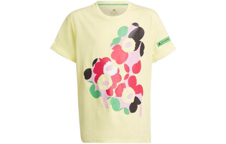 Adidas Adidas X Marimekko Kids T Shirts Crew Neck Moderate