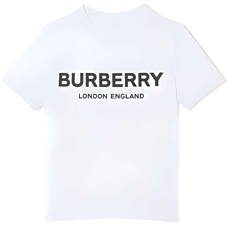 Burberry Kids T Shirts Crew Neck Moderate