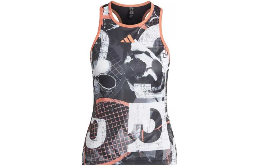 Adidas Adidas CLUB GRAPH TANK Sport Vests Women's White