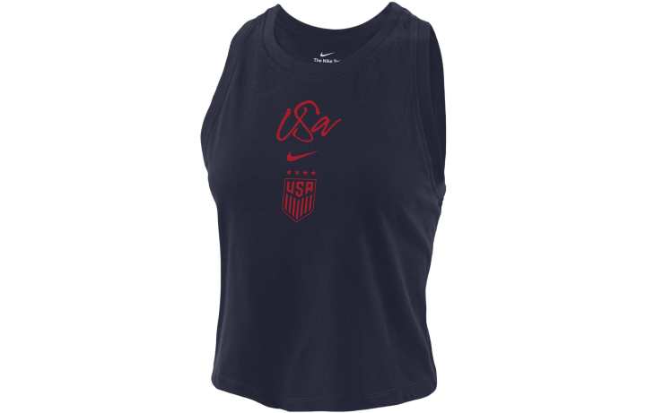 Nike Nike Women's Uswnt Cropped Tank Top Navy