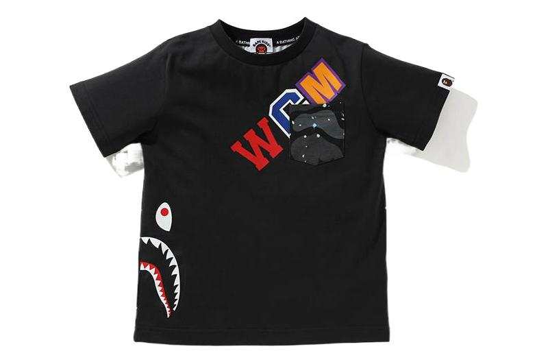 A BATHING APE Kids T Shirts Crew Neck Moderate