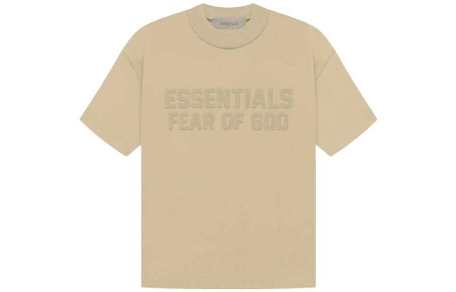 Fear Of God Essentials Drop2 SS23 T Shirt Sand White Kids'