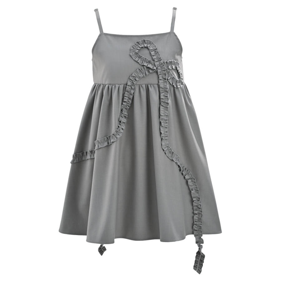 SNBL Slip Dresses Women's Gray Moderate Mid Length