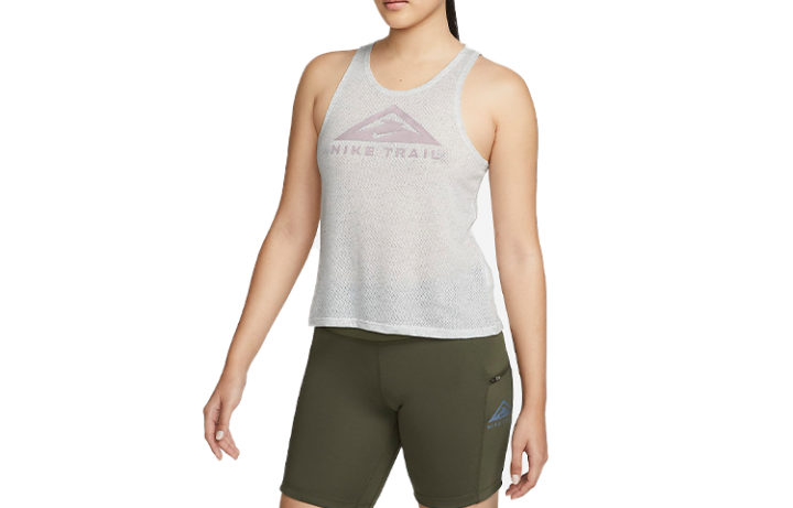 Nike Nike Sleeveless Sports Shirts Women's Gray Mist