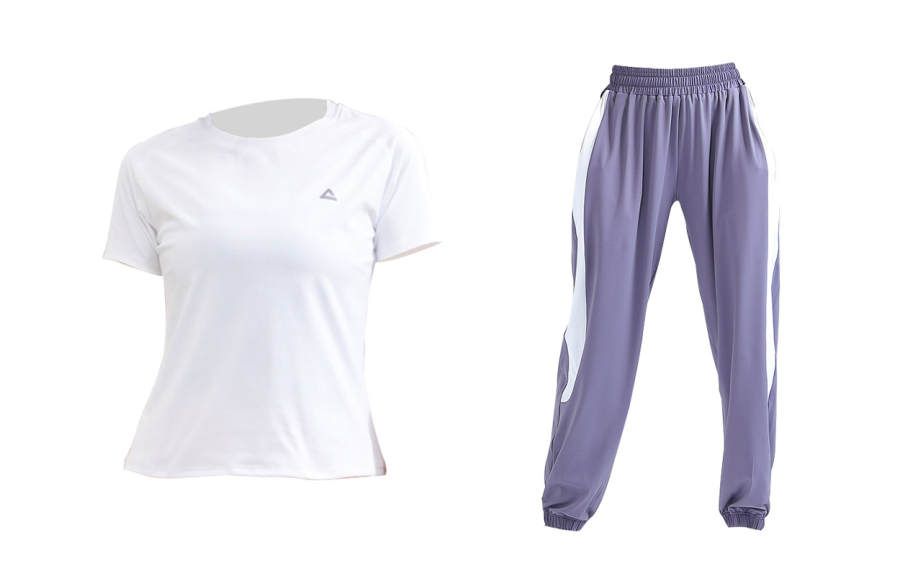 PEAK Fitness Sets Women's Crew Neck Thin