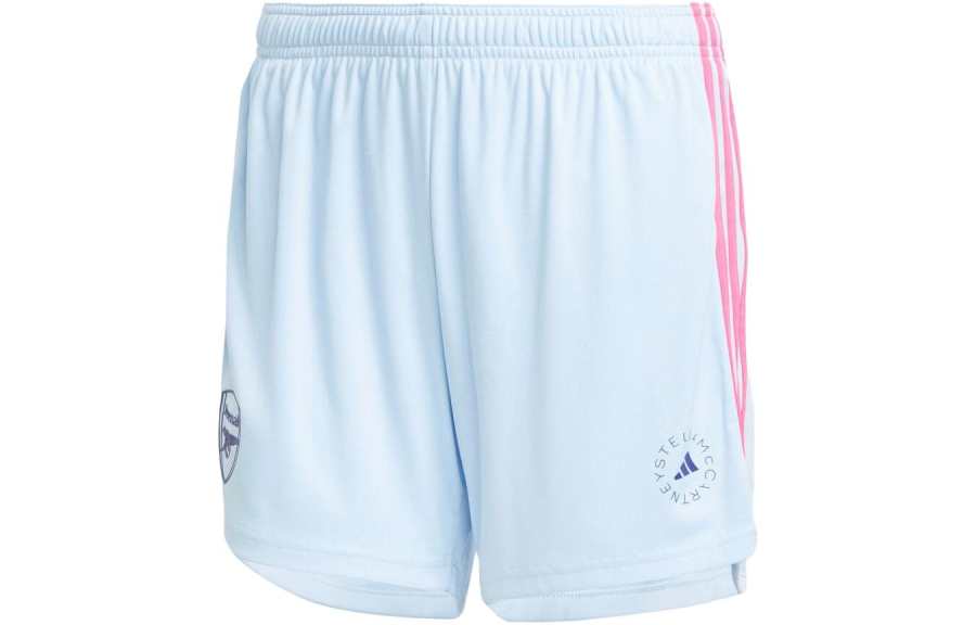 Adidas Adidas Sports Shorts Women's Sky Blue Moderate Knitted Shorts