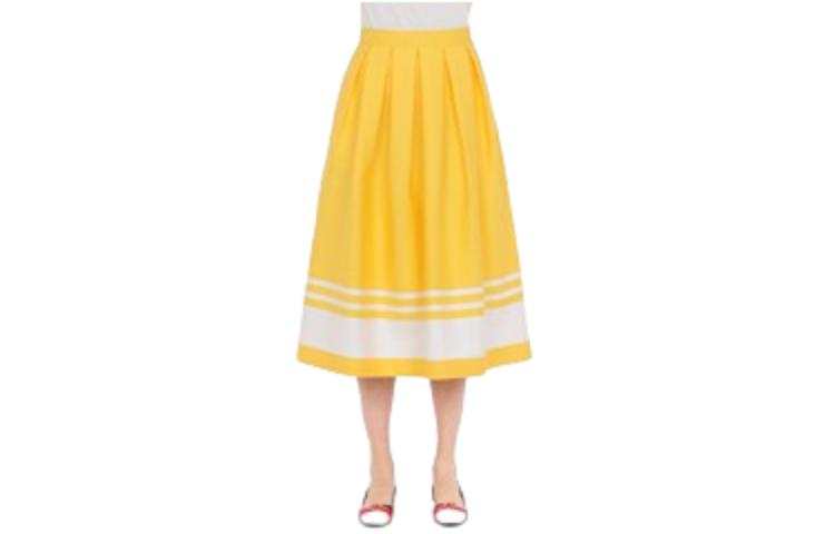MOSCHINO Casual Long Skirt Women's Yellow