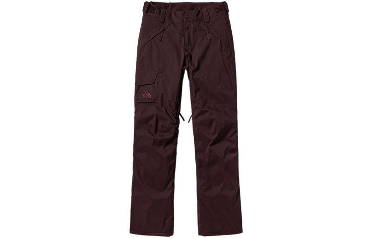 THE NORTH FACE Ski Pants Women's Dark Purple Straight Fit