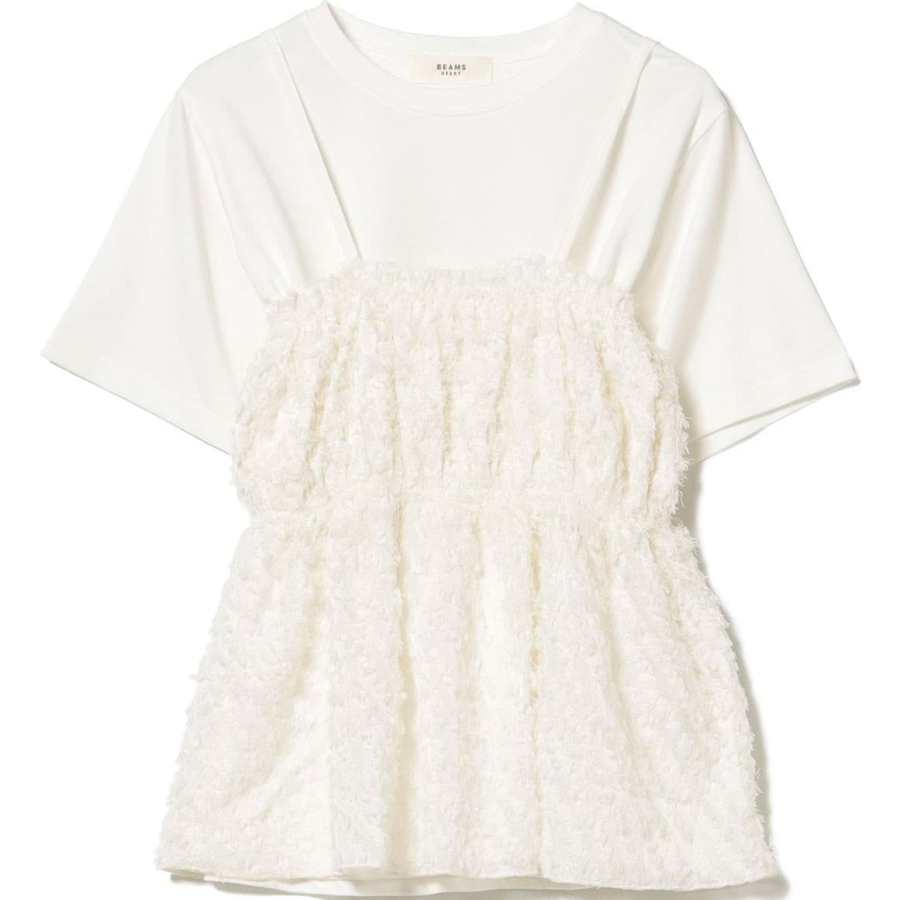 Beams Casual Suit Women's White