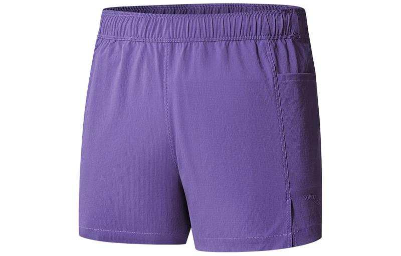 Saucony Sports Shorts Women's Dusty Gray Purple Moderate A Line