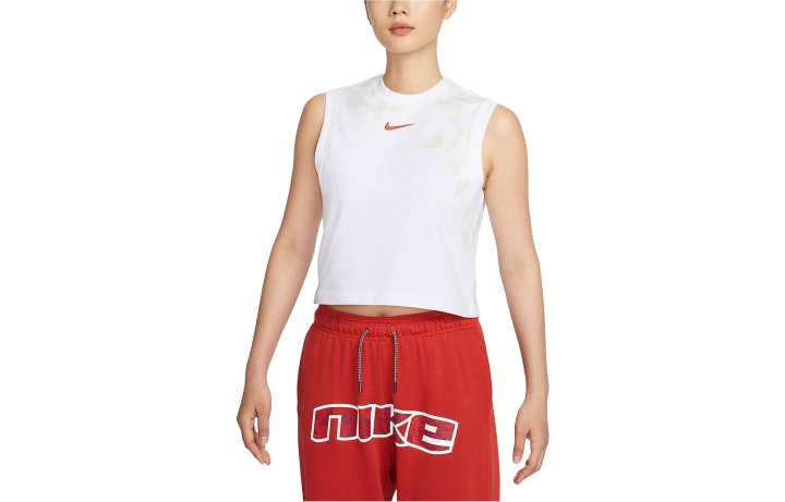 Nike Nike Sleeveless Sports Shirts Women's White Other