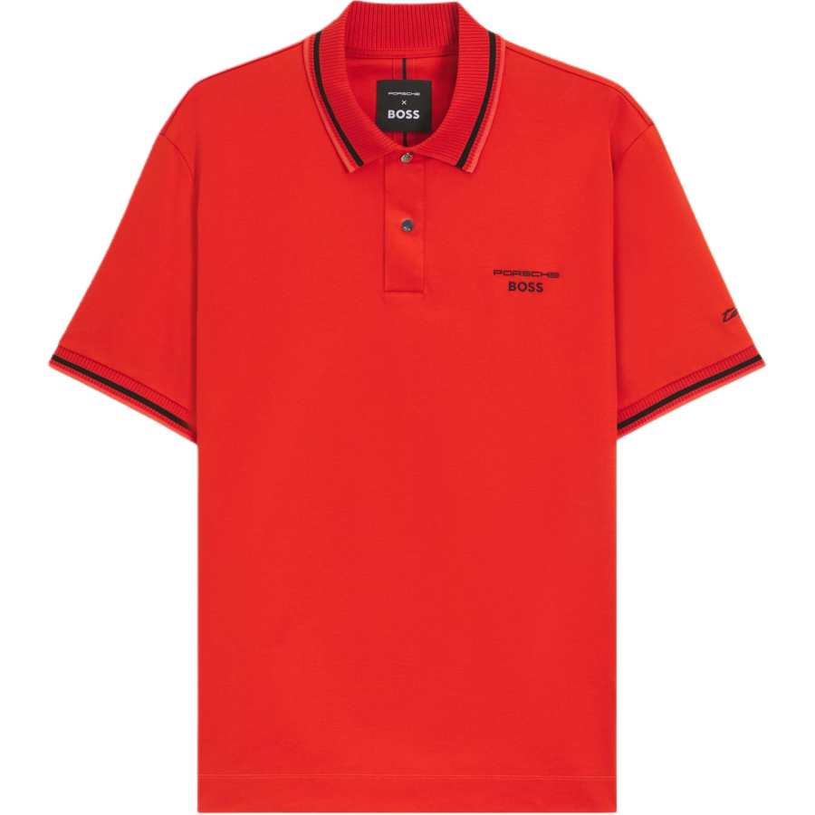 HUGO BOSS x Porsche Polo Shirt Men's Orange
