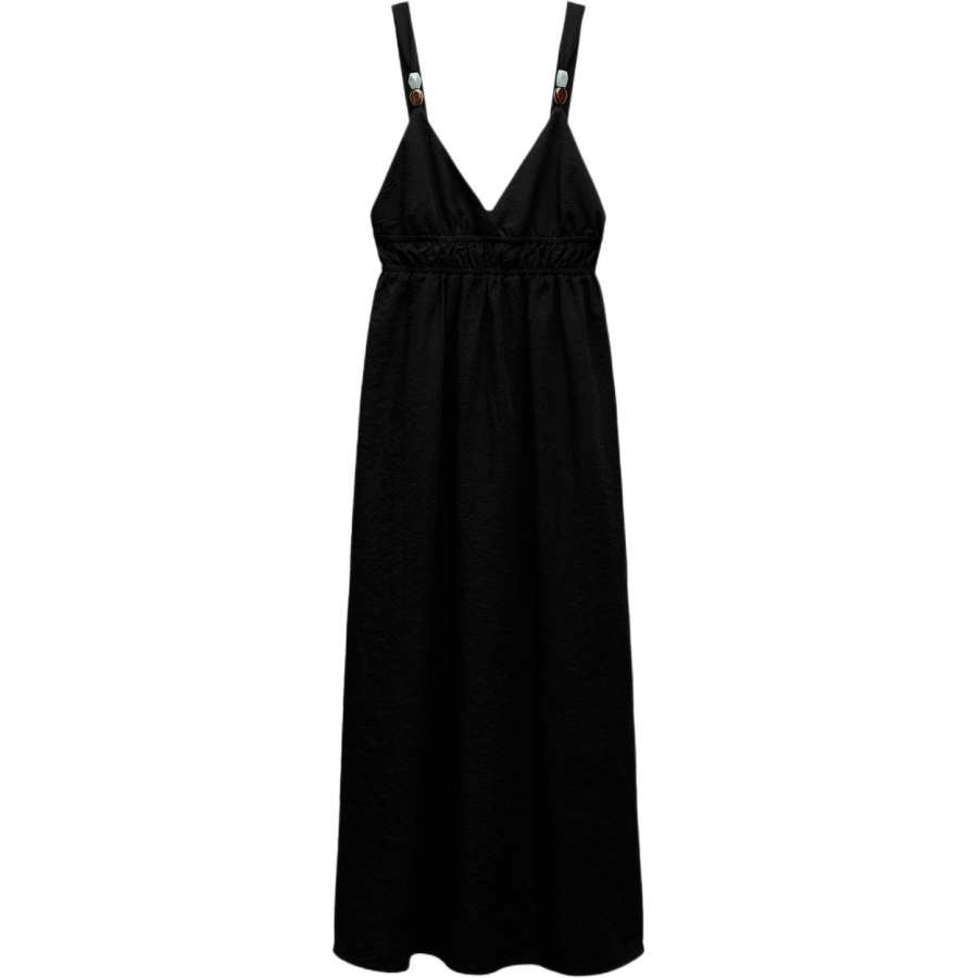 ZARA Slip Dresses Women's Black