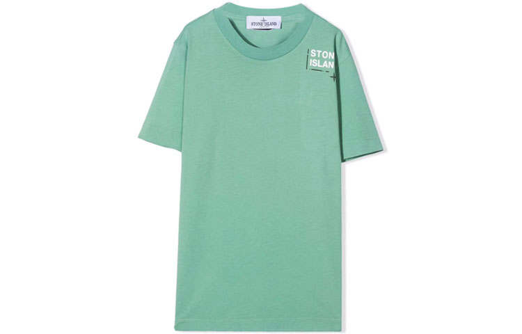 STONE ISLAND Kids T Shirts Crew Neck Moderate