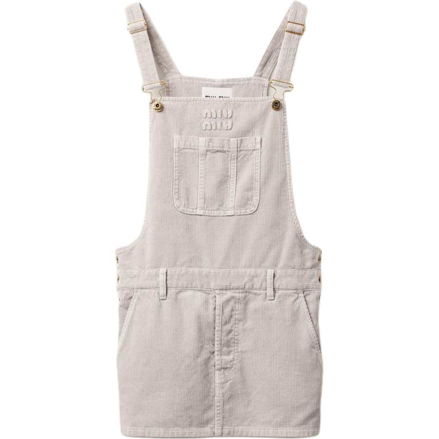 MIU MIU FW24 Sleeveless Dress Women's Granite Gray