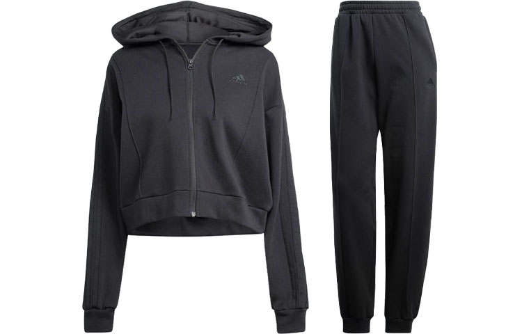 Adidas Adidas Energize Tracksuit Casual Suit Women's Black