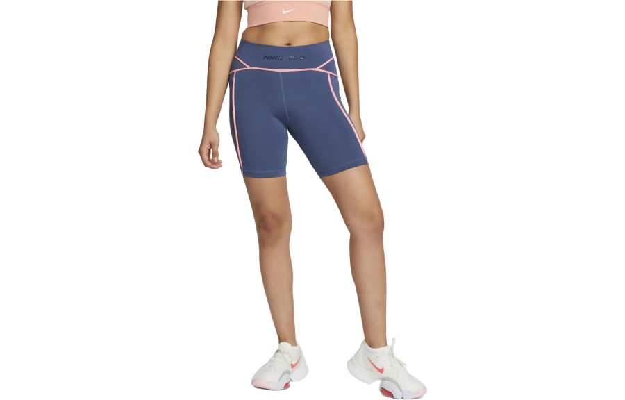 Nike Nike Mid Rise 7' Biker Shorts Sports Shorts Women's Blue