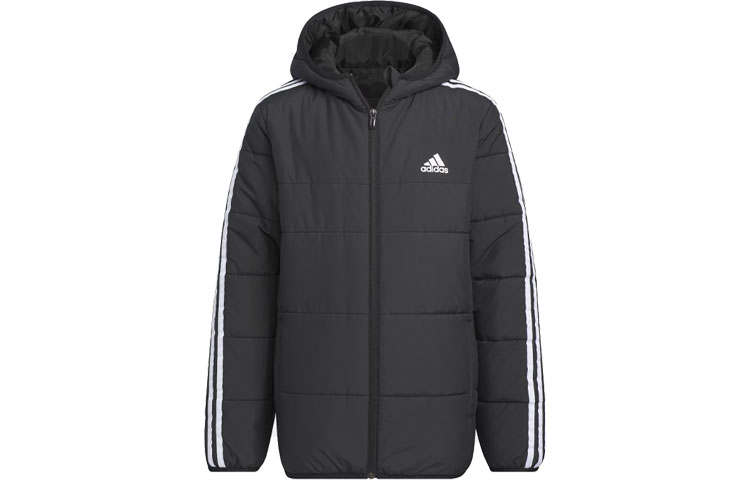 Adidas Adidas Jacket 3 Stripes Padded Jacket Black Teenagers